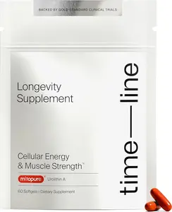 Mitopure Urolithin A Supplement Softgels - Clinically Proven Support for Healthy Aging and Cellular Renewal - Mitoceutical for Muscle Support and Longevity