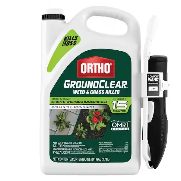 GroundClear Weed and Grass Killer 1 gal. OMRI Listed Spray Ready-to-Use Weed Killer with Comfort Wand