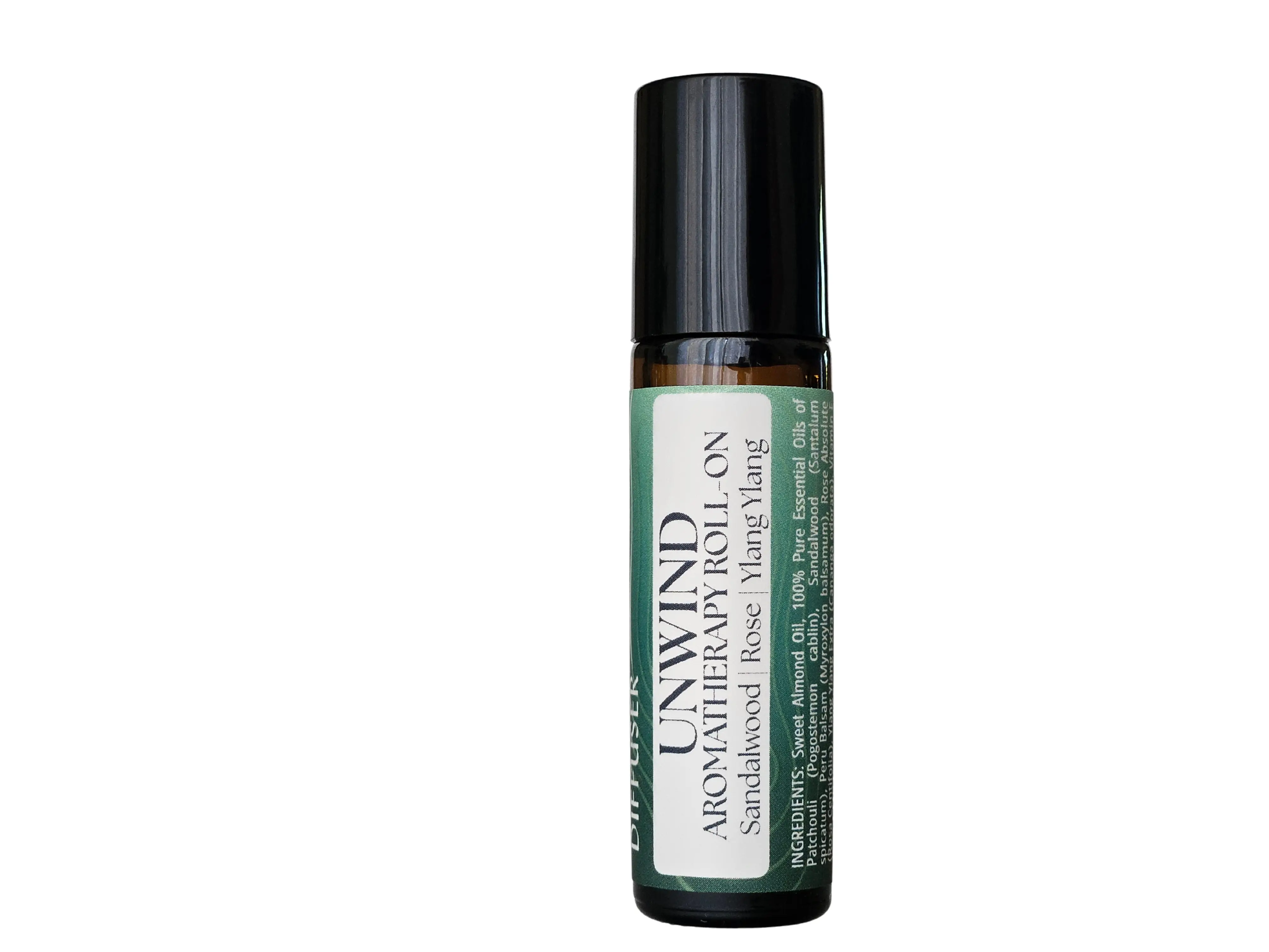 UNWIND Aromatherapy Roll-On | Sandalwood, Patchouli, Rose Absolute, Ylang Ylang