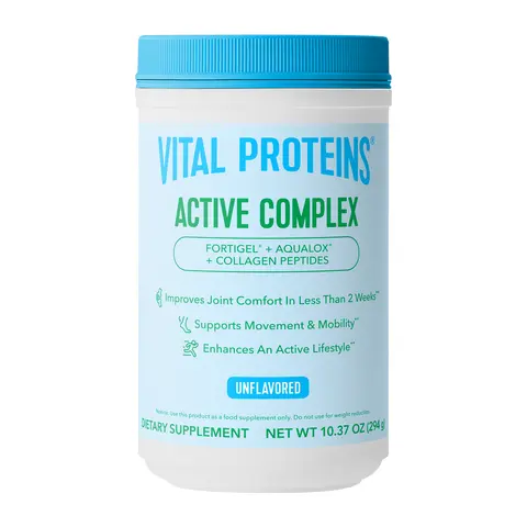 Vital Proteins Unflavored Grass-Fed Collagen Peptides Powder - 10.37oz (294g) Gluten-Free Dietary Supplement, 20g Collagen with Fortigel+Aqualox Joint Complex, 24-Month Shelf Life, Supports Joint Health & Mobility