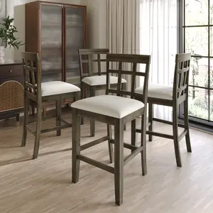 ChaletPosh Counter Height Dining Chairs Set of 4 with Legs for Modern Dining Room