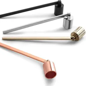 Stainless Steel Candle Snuffer, 1 Count Candle Extinguisher Tool, Candle Accessories for Putting Out Candle Wicks Flame Safely, Home Decor Supplies, Halloween, Decoration