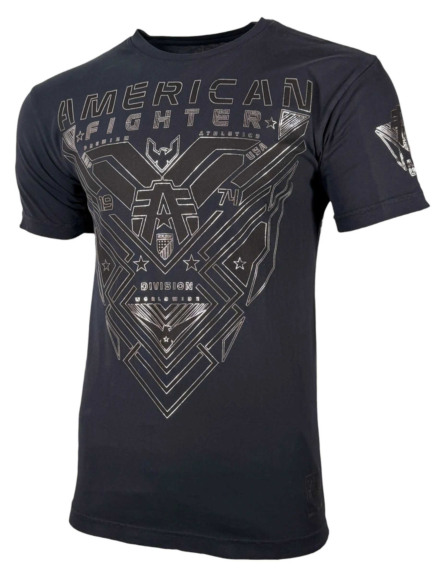 American Fighter Men's Cotton Graphic Short-Sleeve Casual T-Shirt, Menswear Top - Durham, Shortsleeve