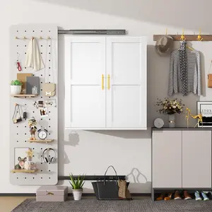kitchen wall cabinet with Adjustable Shelves Multifunctional wall-mounted bathroom cabinet - Flexible storage, easy installation mothersdaygift