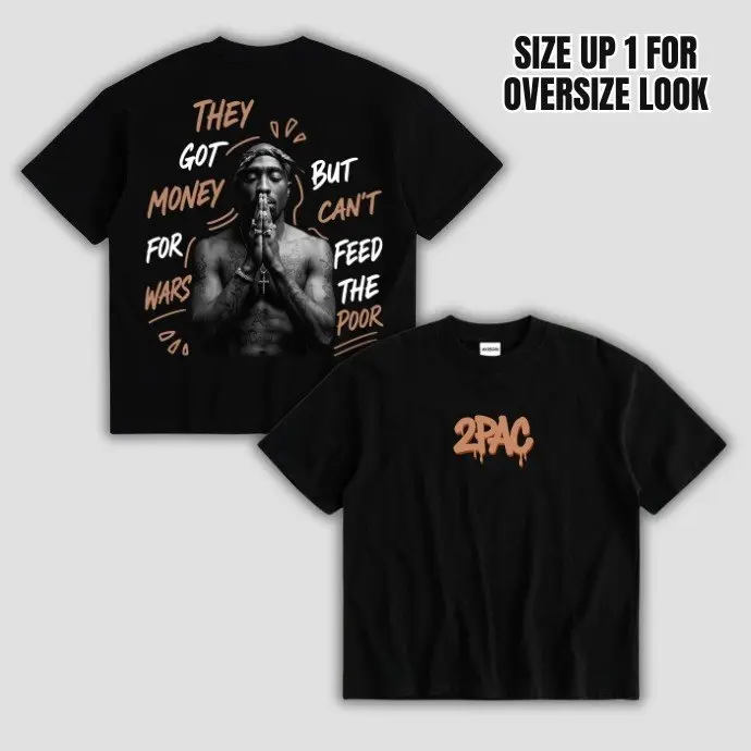 2Pac Rapper Shirt – Classic Rapper Graphic Sweatshirt Featuring Tupac Shakur – Hip Hop Culture Fashion, Made in USA