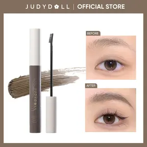 JUDYDOLL Precision Brow Mascara, Eyebrow Volumizing Mousse, Buildable Soft & Full Brows, All-day Wear, Flake Resistant, Waterproof, Long Lasting, Smudge Proof, Buildable Color, Easy Brush Applicator, Makeup, Cosmetics, Refresh Look, Summerwins