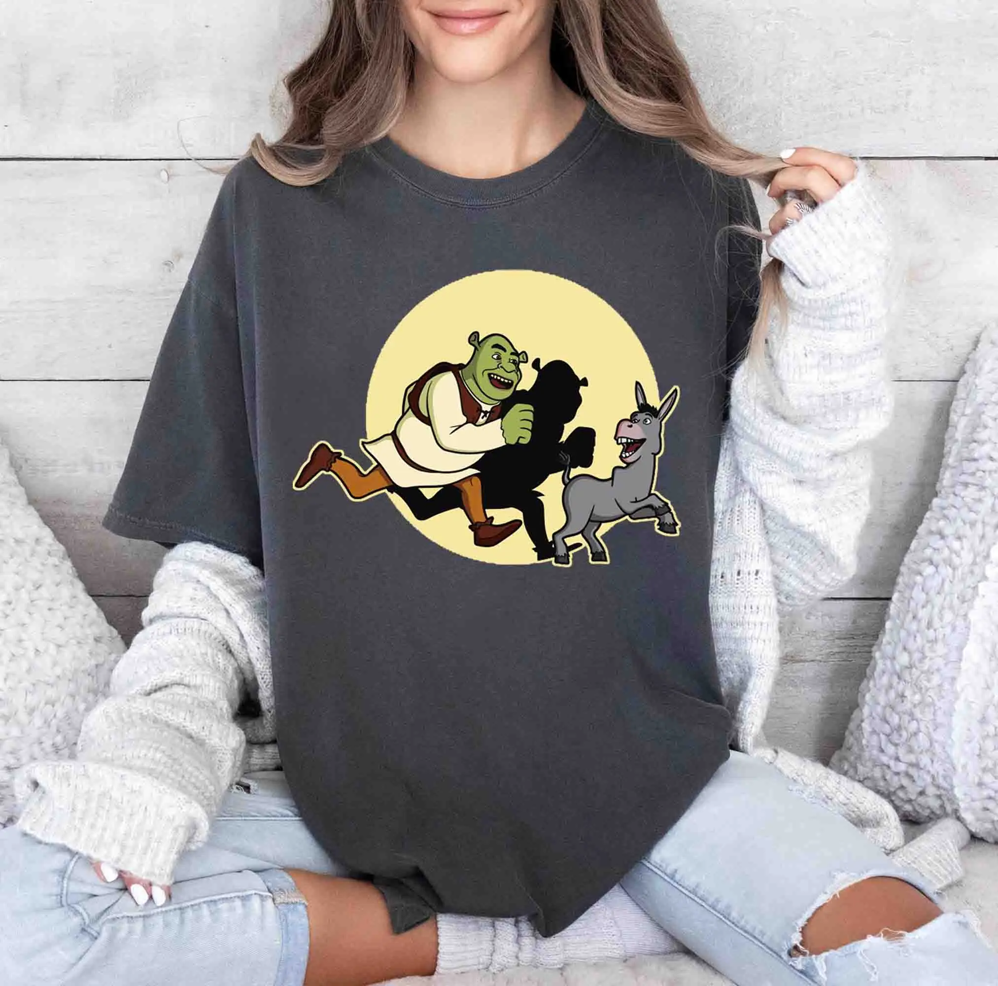 The adventures of Shrek T-Shirt, Shrek & Donkey Shirt, The adventures of Shrek and Donkey Classic Shirt