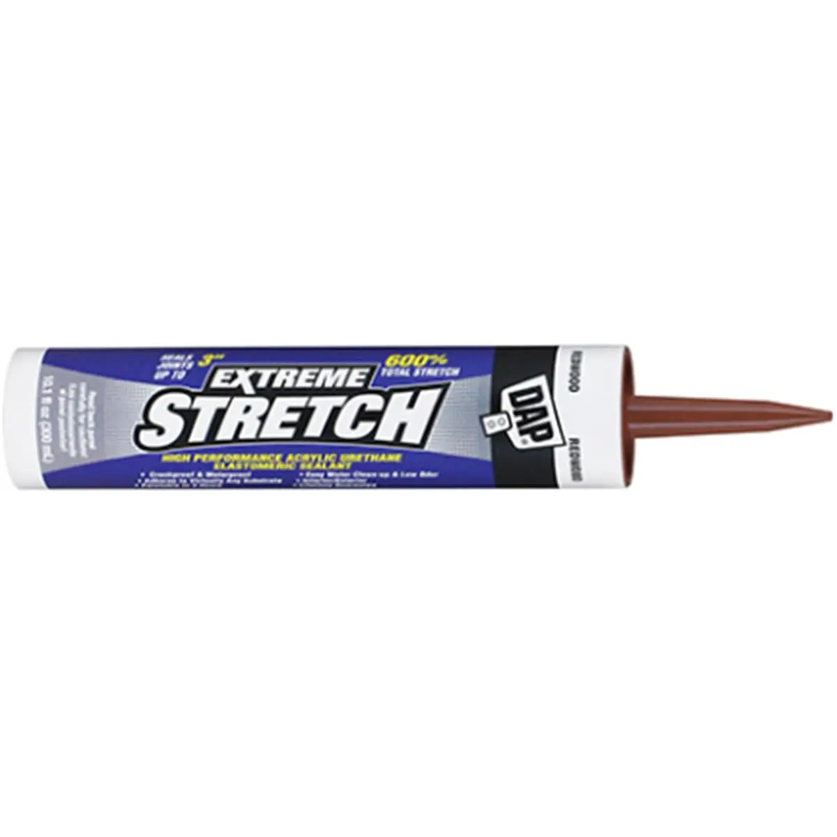 DAP 7079818707 10.1 oz High Performance Extreme Stretch Elastomeric Sealant-Adhesive, Redwood Acrylic Sealer - Waterproofing, Crack-Resistant Multipurpose Adhesive, Waterproofing Multipurpose Adhesives