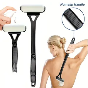 Upgraded Version Long-Handled Lotion Applicator with a Foldable Roller Design Non-slip grip, Portable Body Care Tool, Ideal for Applying Body Lotion, Sunscreen, And Moisturizers, Making It Easy to Use.Mother's Day Gifts for Women Full Body Bath Pillow Mat