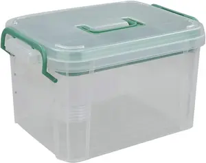 Large First-Aid Box, Clear Medicine Box with Tray