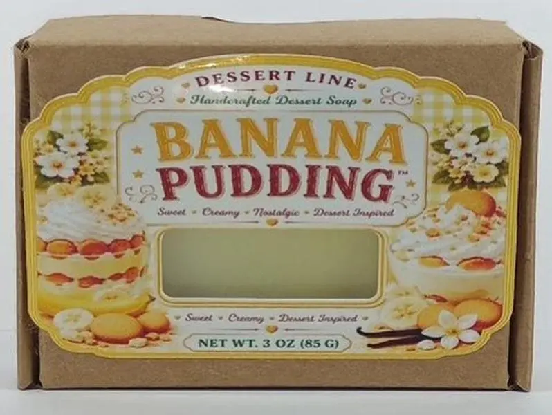 Banana Pudding Fragrance Plant-Based Nourishing Body Wash - Moisturizing Daily Bath Cleanser, Ideal Beauty & Personal Care Gift