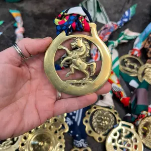 Horse brass medallion