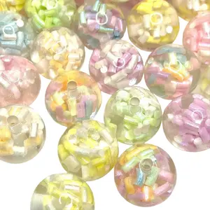 Sprinkle Kindness Like Confetti's 16mm Acrylic Beads - Beading & Jewelry Making Colorful DIY
