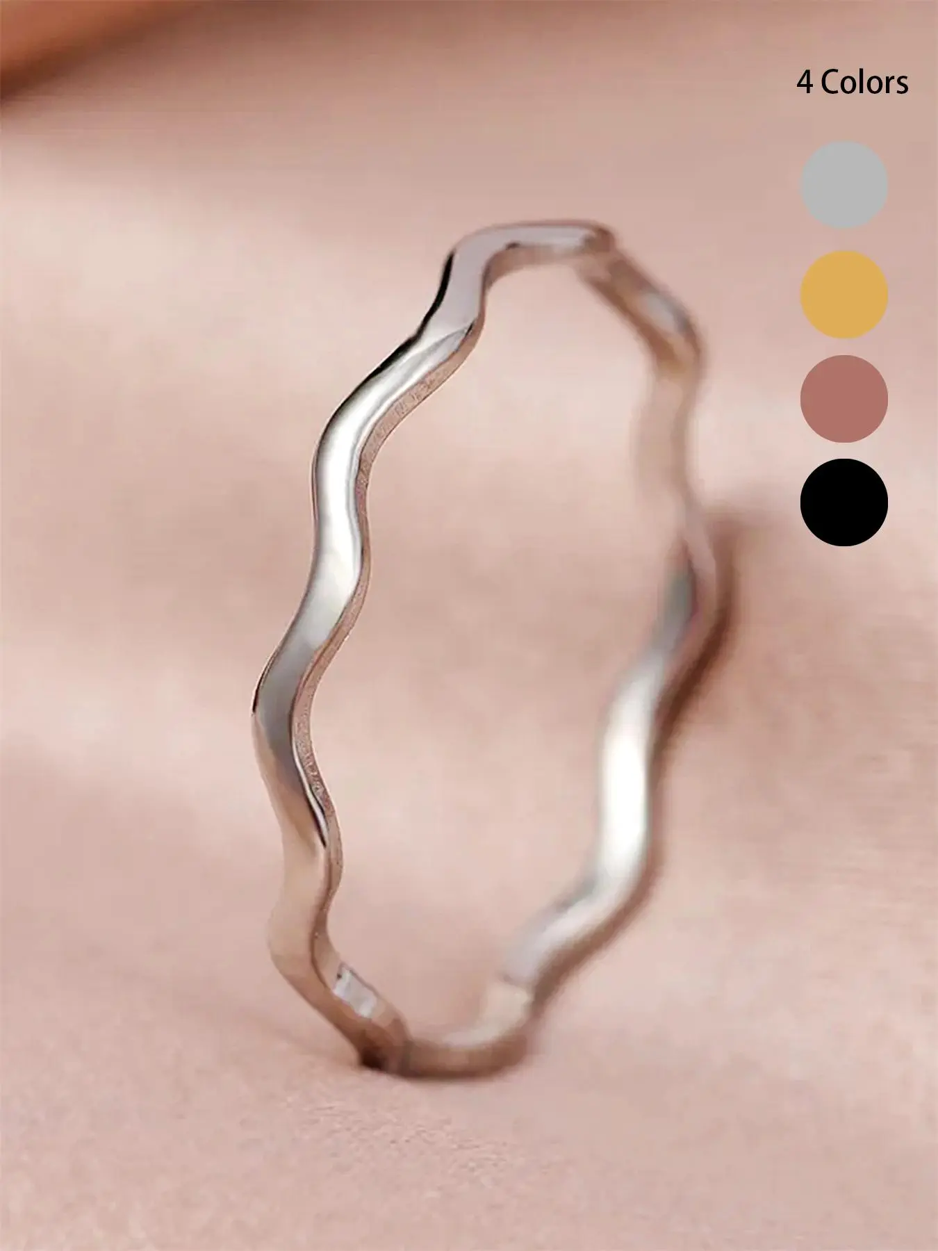 Simple Plain Color Copper Ring, Fashion Accessories for Women, Casual Jewelry for Party, Daily Decor, Trendy All-match & Exquisite Jewelry for Gift, Stackable Rings, Stackable Finger Rings, Metal Rings