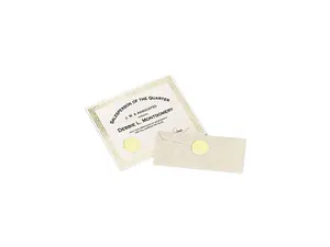 Avery 05868 Inkjet Print or Write Notarial Seals, 2" Diameter, Gold, 44/Pack