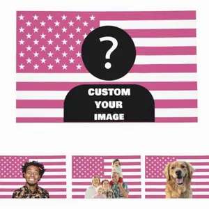 Custom Color American Flag Tapestry: Personalize with Your Photo (Decor/Gift)