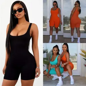 Sexy Women Sleeveless Jumpsuit Bodycon