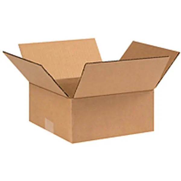 Box Partners 26266 Kraft Corrugated Cardboard Carton Flat Pack Shipping 10-Pack - 26 in x 26 in x 6 in, Ship Flat for Books, Clothes (Office Corrugated Cardboard Envelopes & Postal Supplies, Package Delivery Envelopes & Postal Supplies), Shipping Box, Kra