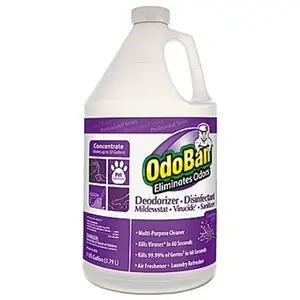 ODO  1gal Professional Series Deodorizer Disinfectant Bottle, Lavender Scent