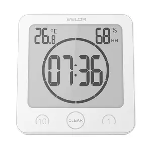 Baldr  Timer Shower Clock, White