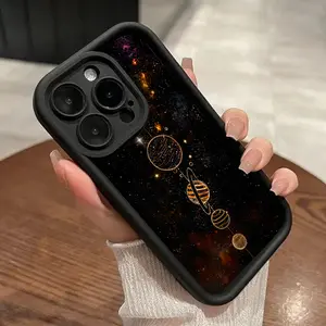 Star Universe Planet Case for iPhone 16 15 14 Pro Max 13 12 11 XR XS Plus Shockproof Full Camera Protection Durable slim Silicone Cover