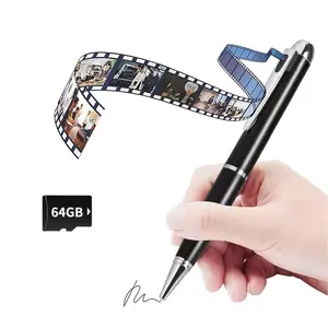 Mini Camera Pen 1080P Full HD Video Recorder with 64GB Card, Hidden camera,USB Charging, Security Surveillance Camera,Pocket camera