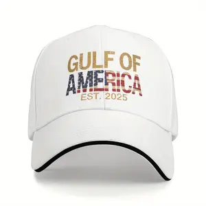 [Casual Caps] Gulf Of America Est 2025 Casual Caps |   Women Men Hat Gift
