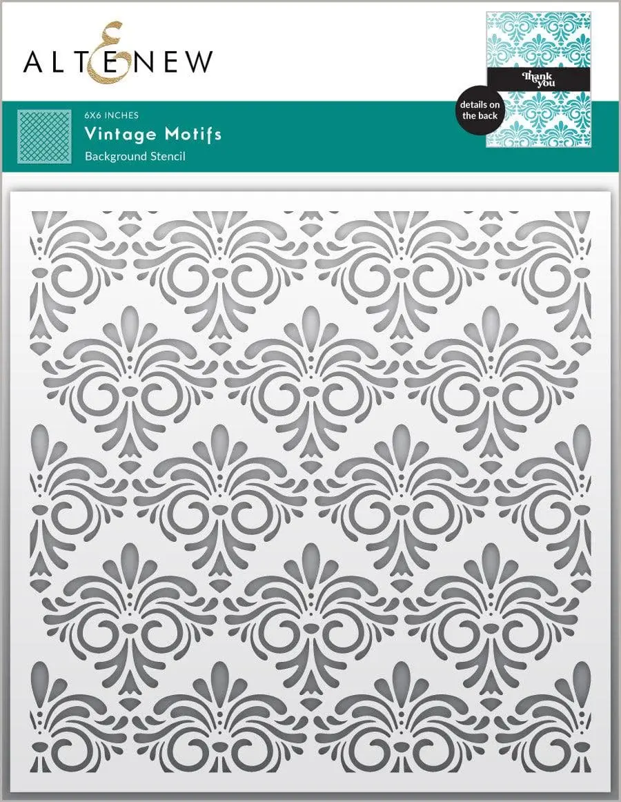 Vintage Motifs Stencil