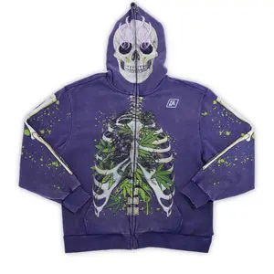 Purple Haze Full Zip Up Hoodie