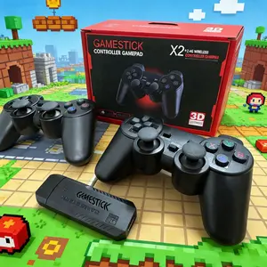 Plug-And-Play Retro Game Console, 200+ Games, 4K HDMI Output, Wireless Handheld Gaming, Vintage Style, Model Xinghao X2, Game Stick Console