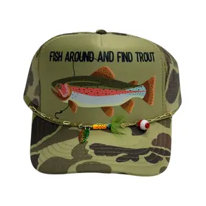 Fish Around and Find Trout Trucker Hat