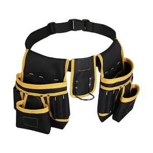 Tool Belt with 26, Adjustable & Detachable Tool Storage Bag, Durable Tool Belt for Electrician & Carpenter, Suitable for Construction Work, Detachable Tool Bags