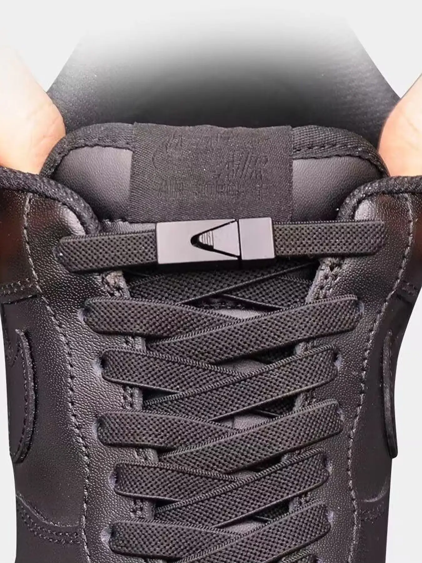 Elastic No-Tie Shoelaces, Stretchy Shoelaces, 8mm Wide Flat Elastic Laces, Lazy Shoe Straps, Quick Lock Metal Buckle, Fashion Casual Sneaker Accessories, Sports Shoelaces, Shoe Laces For Sneakers, Shoe Strings No Tie