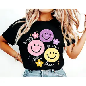 Shirt, Happy To See Your Face Shirt, Teacher Appreciation Gift, Back to School Gift, Teacher Shirt, New Teacher Gifts - ArmandoVarelaa