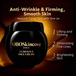 OBOSkincove Anti-Aging Face Cream - Plant-Powered Hydrating Lifting & Firming Moisturizer with Niacinamide, Hyaluronic Acid & Botanicals for Wrinkles, Dry & Sagging Skin