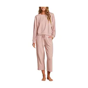 Barefoot Dreams Malibu Collection Brushed Fleece Pullover