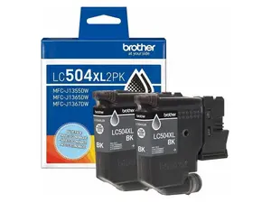 Brother Original High Yield Inkjet Ink Cartridge Twin-pack Black 2 Pack
