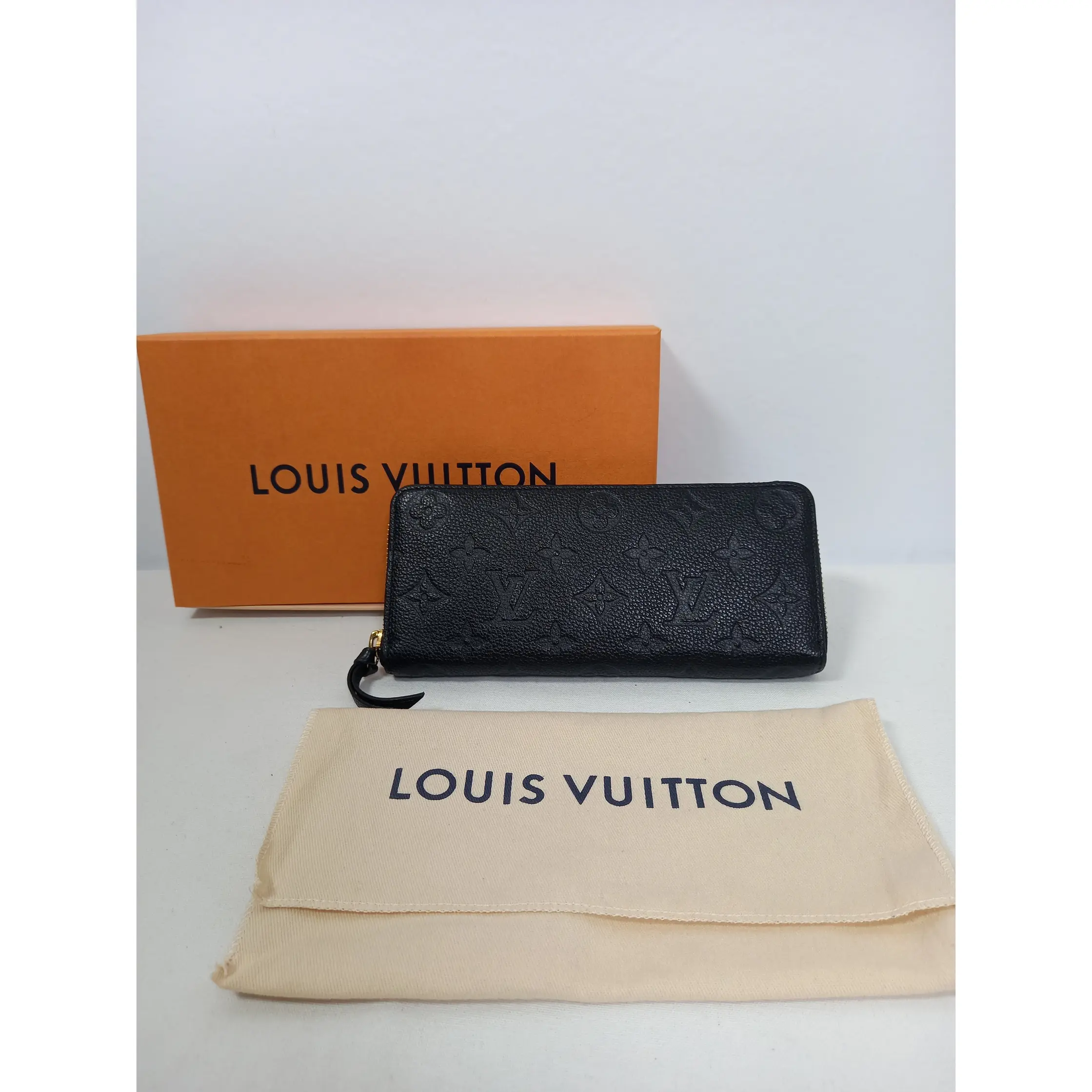 Pre-owned Leather Small Leather Goods M0804P65 Louis Vuitton Empreinte Clemence Wallet (JP)