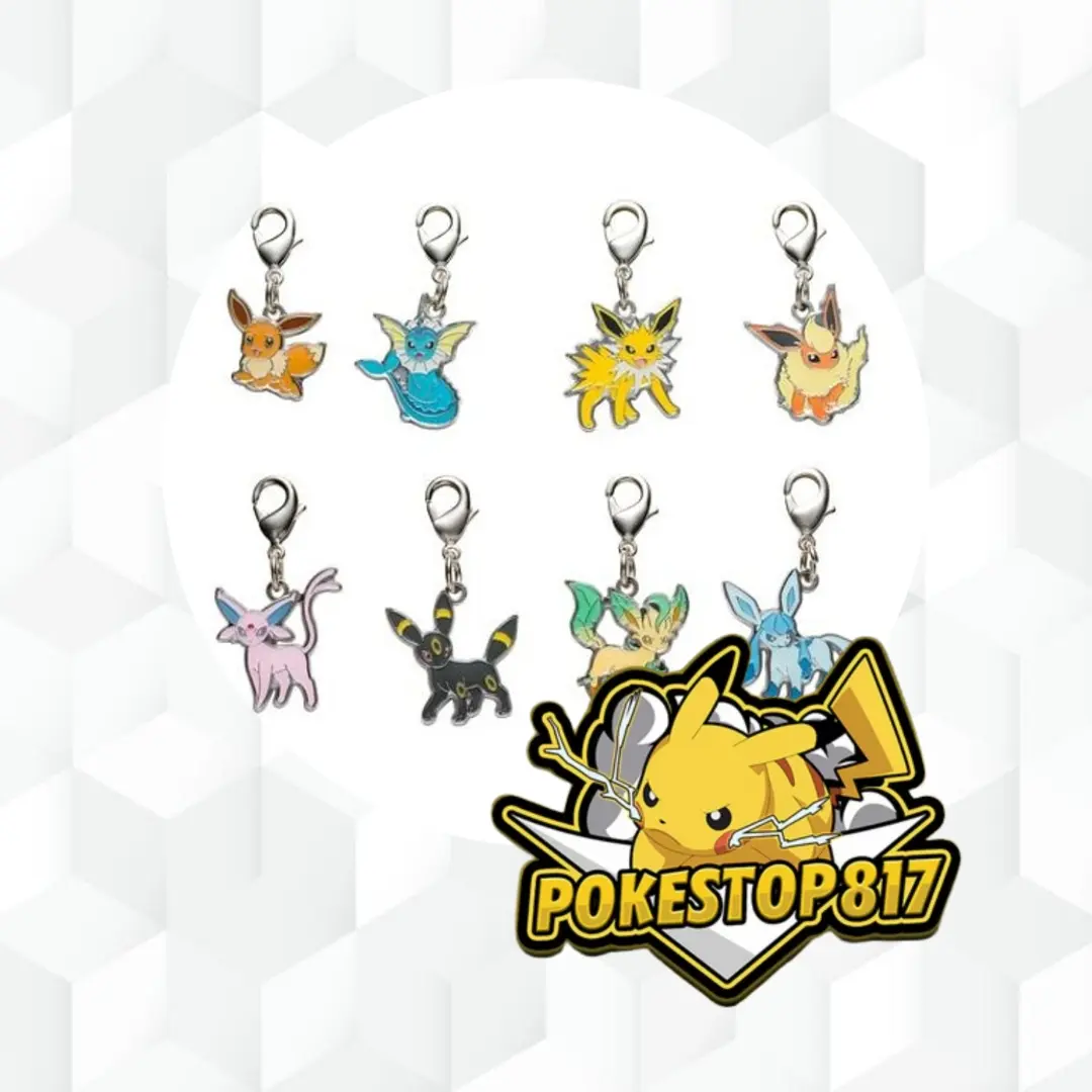 Eeveelutions Charms: Pokémon Center Japan Full Set