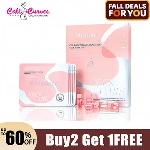 Cali X Misoour Neck Mask Set:Collagen Peptide Anti-Wrinkle Neck Mask + Astaxanthin Firming & Smoothing Serum|Reduce neck wrinkles, Moisturize and brighten,Firm and lift#TikTokShopBlackFriday