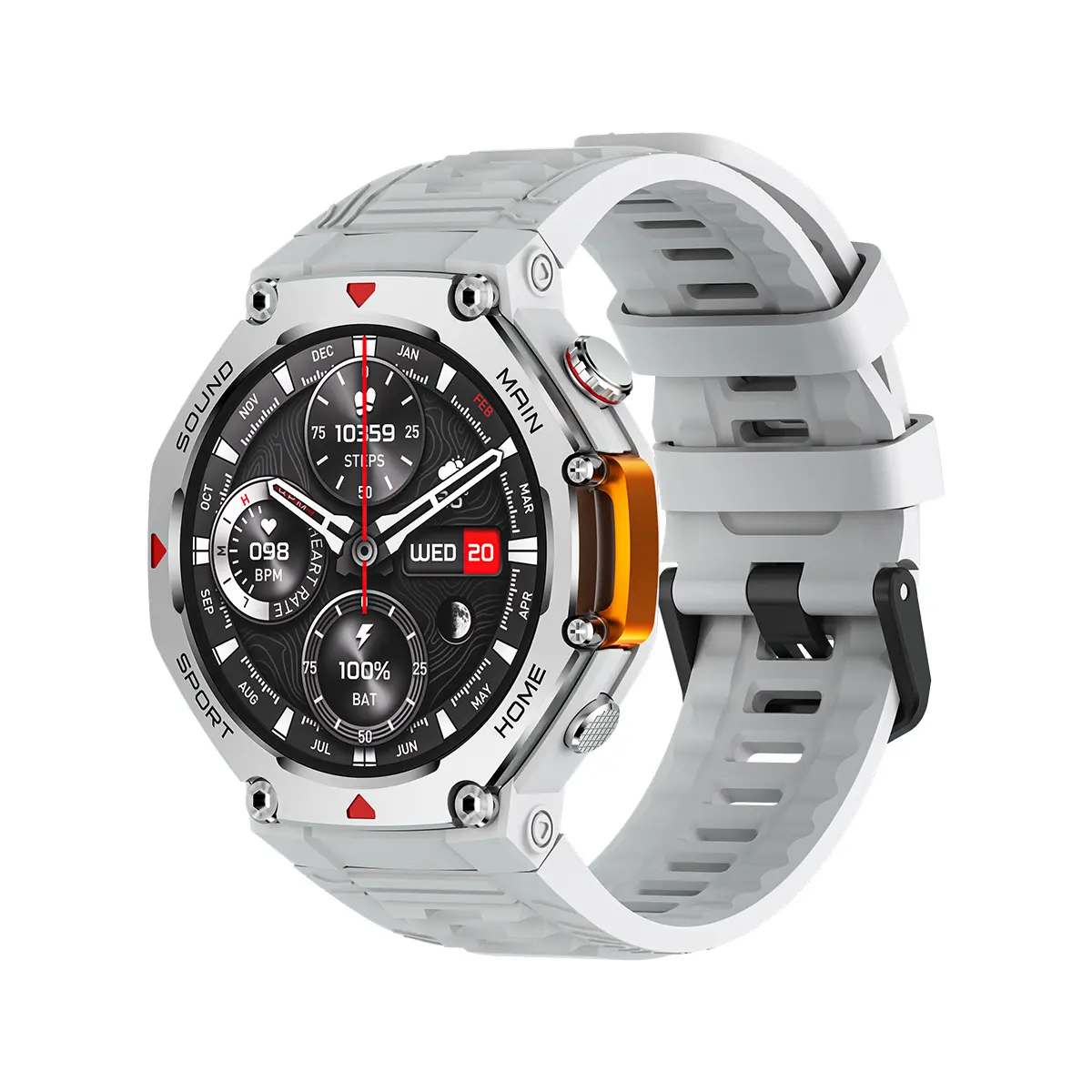Rugged Men's Smartwatch - 1.43" HD TFT Screen, Built-in ChatGPT, Bluetooth Call Recording, Offline AI Voice Control, 50M IP68 Waterproof, GPS Compass, NFC Payment, Wireless Charging, Fitness Tracker, SOS Alert, All-Day Health & Sleep Monitor, Wearable, An