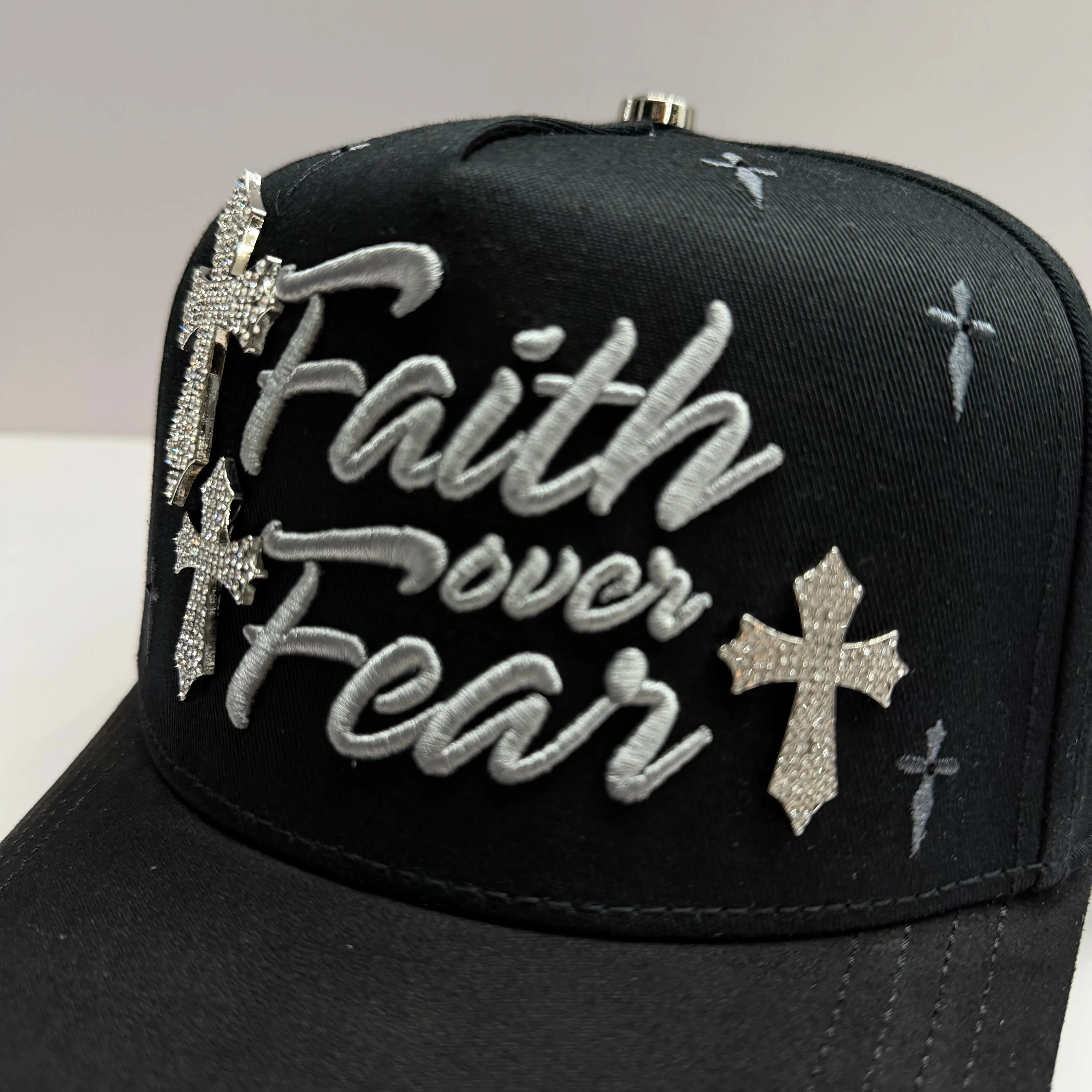 Faith over fear BLK silver Faith over fear BLK silver