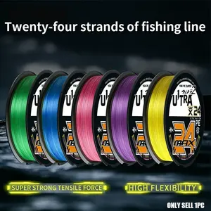 150m ULTRAX24 braided PE fishing line, large roll with high strength and smoothness, wear-resistant and bite proof, freshwater and saltwater fishing, Fishing tackle, gift for anglers