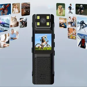 1080P FHD Body  with 180 °   Wide-Angle Lens, Body Cam with Video Recording, Mini Trail  Video Recorder, Action , Small , Bike  Wearable Camera, IR Night Vision, USB Rechargeable, Portable Video DVR.