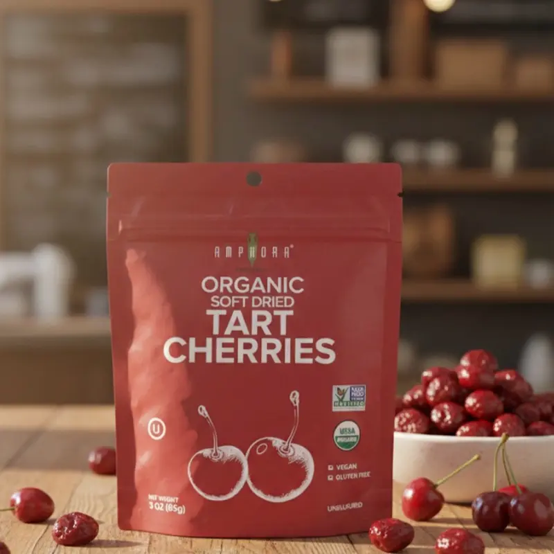 Organic soft dried TART CHERRIES Organic soft dried TART CHERRIES