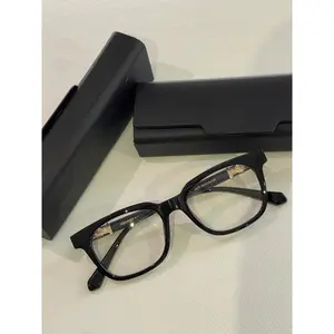 Unisex Tac Full-Rim Square Eyeglasses Frame - Black & White Design, Fashion Accessory for Daily Wear, Gifting (2026 Trend)