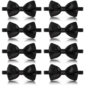 bow ties for men, Pre-tied Men's Bow Ties Adjustable Satin Bow Tie for any Age