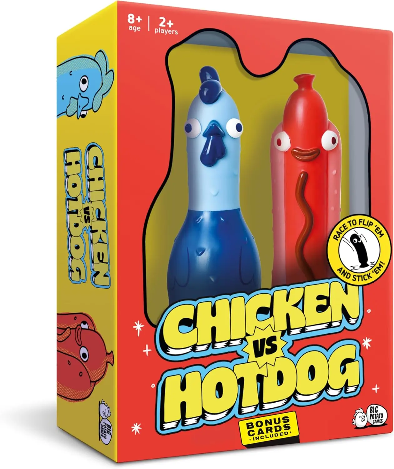 Chicken vs Hotdog - The UltimateParty Challenge Game for Kids & Families | Big Potato Games Family Fun Game Board Games For Family Night