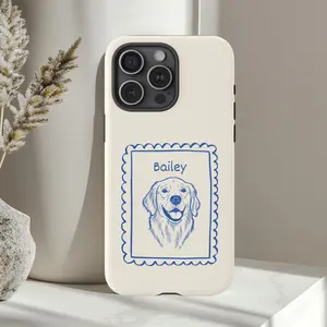 Personalized Funky Pet Portrait Tough Phone Case Iphone 7 8 Xs 11 12 13 14 15 16 17 Pro Max Custom Dog Photo Accessories Cat Mama