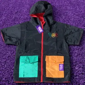 Villain Society Color Block Reversible Windbreaker Jacket